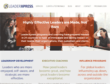 Tablet Screenshot of leaderxpress.com